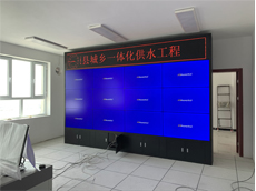 【新疆和碩拼接屏廠家】12臺49寸4K液晶拼接屏整機中標(biāo)新疆巴音郭楞蒙和碩城鄉(xiāng)一體化供水工程
